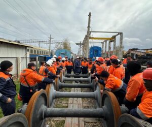 Арыс-2 станциясында техникалық сабақ өтті