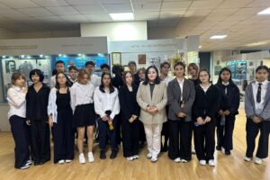 100-ден астам студен ҚТЖ-ның орталық музейінде болды