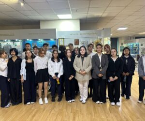 100-ден астам студен ҚТЖ-ның орталық музейінде болды