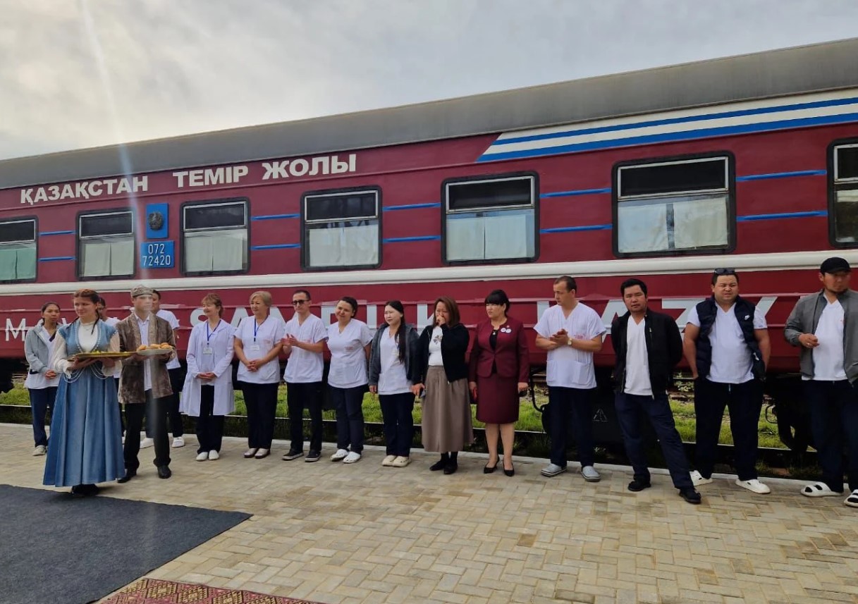 Вы сейчас просматриваете «Саламатты Қазақстан» пойызы Алтай ауданына келді