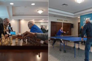 ҚТЖ ардагерлері Жаңа жыл қарсаңында спорттық рухтарын көрсетті